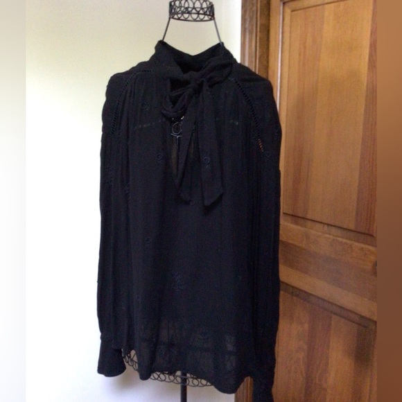 Free People Women's Wishful Moments Blouse, Small - Picture 2 of 6